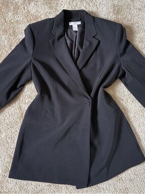 H&M Black Single-Button Women's Blazer